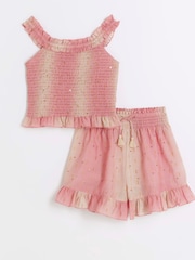 River Island Pink Girls Ombre Sunshop Set - Image 1 of 4