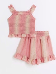 River Island Pink Girls Ombre Sunshop Set - Image 2 of 4