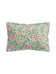 Morris & Co Green 100% Cotton Honeysuckle Cover Set - Image 3 of 4