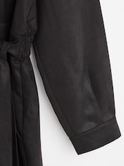 Oliver Bonas Black Wrap Wide Leg Jumpsuit - Image 7 of 8