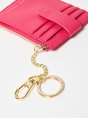 Oliver Bonas Pink Binkey Keyring Card Holder - Image 3 of 6