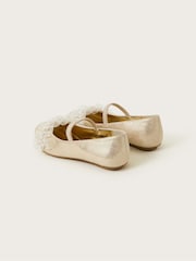 Monsoon Gold Land of Wonder Beaded Ballet Flats - Image 3 of 3