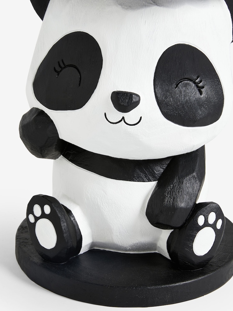 Black/White Panda Kids Bedside Table - Image 2 of 5