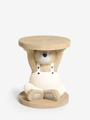 Natural Bertie Bear Kids Bedside Table - Image 5 of 5