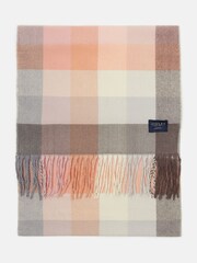Joules Langtree Pink & Grey Scarf - Image 3 of 4