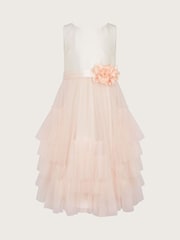 Monsoon Pink Sofia Ruffle Dress - Image 1 of 3