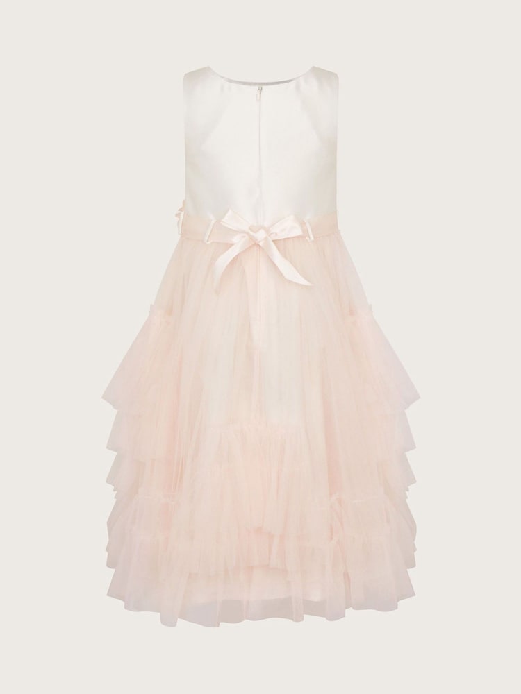 Monsoon Pink Sofia Ruffle Dress - Image 2 of 3