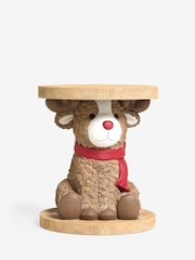 Brown Reindeer Kids Bedside Table - Image 3 of 5