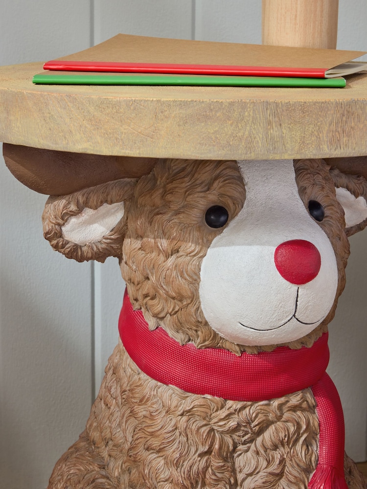 Brown Reindeer Kids Bedside Table - Image 2 of 6