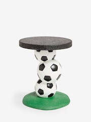 Black/White Football Kids Bedside Table - Image 3 of 7