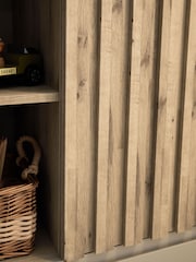 Light Oak Effect Kids Oslo Bronx Triple Wardrobe - Image 2 of 10