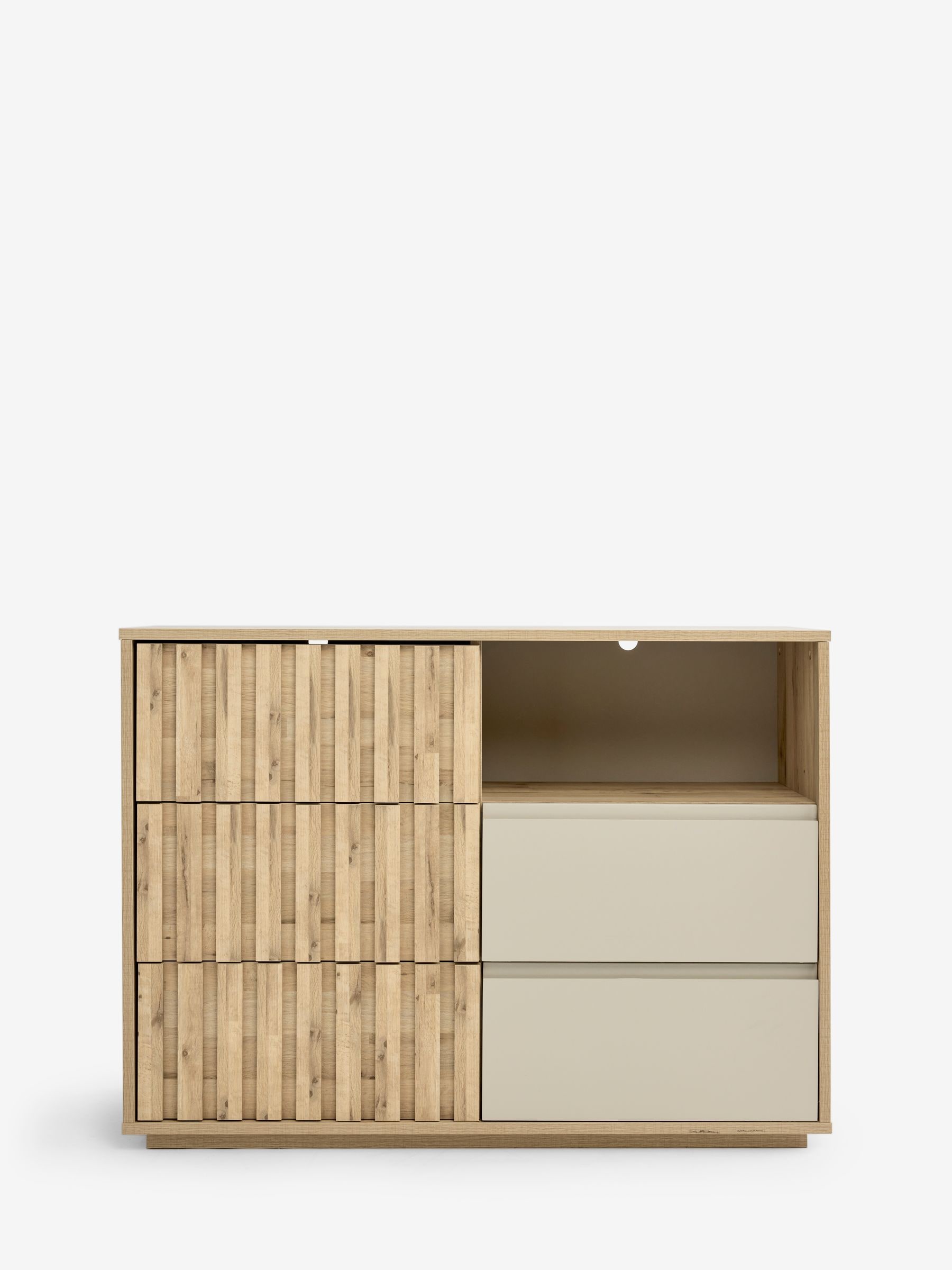 Buy Light Oak Effect Kids Oslo Bronx Chest of Drawers from the