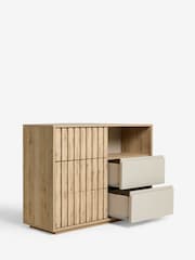 Light Oak Effect Kids Oslo Bronx Chest of Drawers - Image 8 of 10