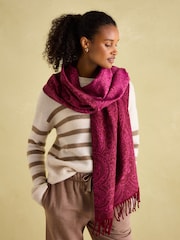 Joules Elissa doppelseitiger Jacquard-Schal - Bild 1 von 5