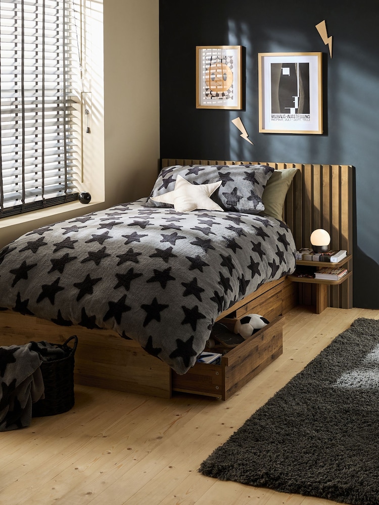 Oak Effect Kids Oslo Bronx Storage Frame with Bed Drawers - Image 1 of 8