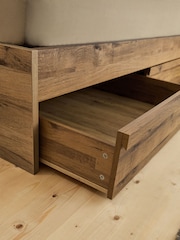 Oak Effect Kids Oslo Bronx Storage Frame with Bed Drawers - Image 6 of 8