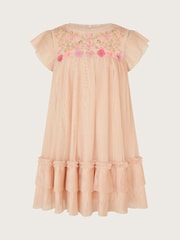 Monsoon Kleid aus besticktem Netzstoff - Bild 1 von 3