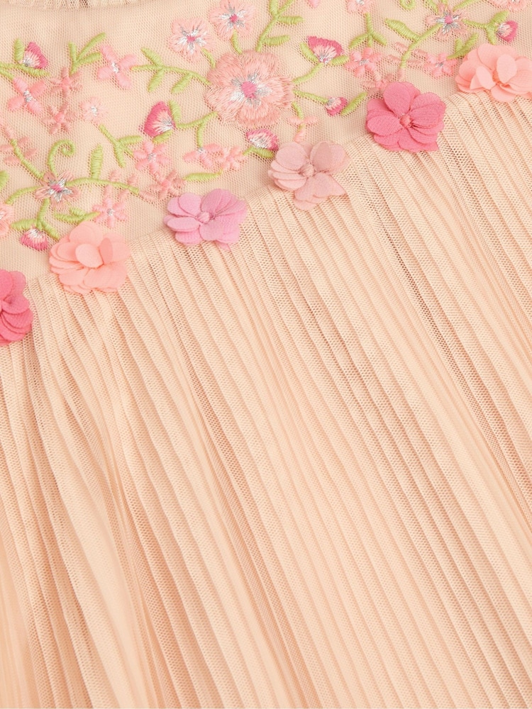 Monsoon Kleid aus besticktem Netzstoff - Bild 3 von 3