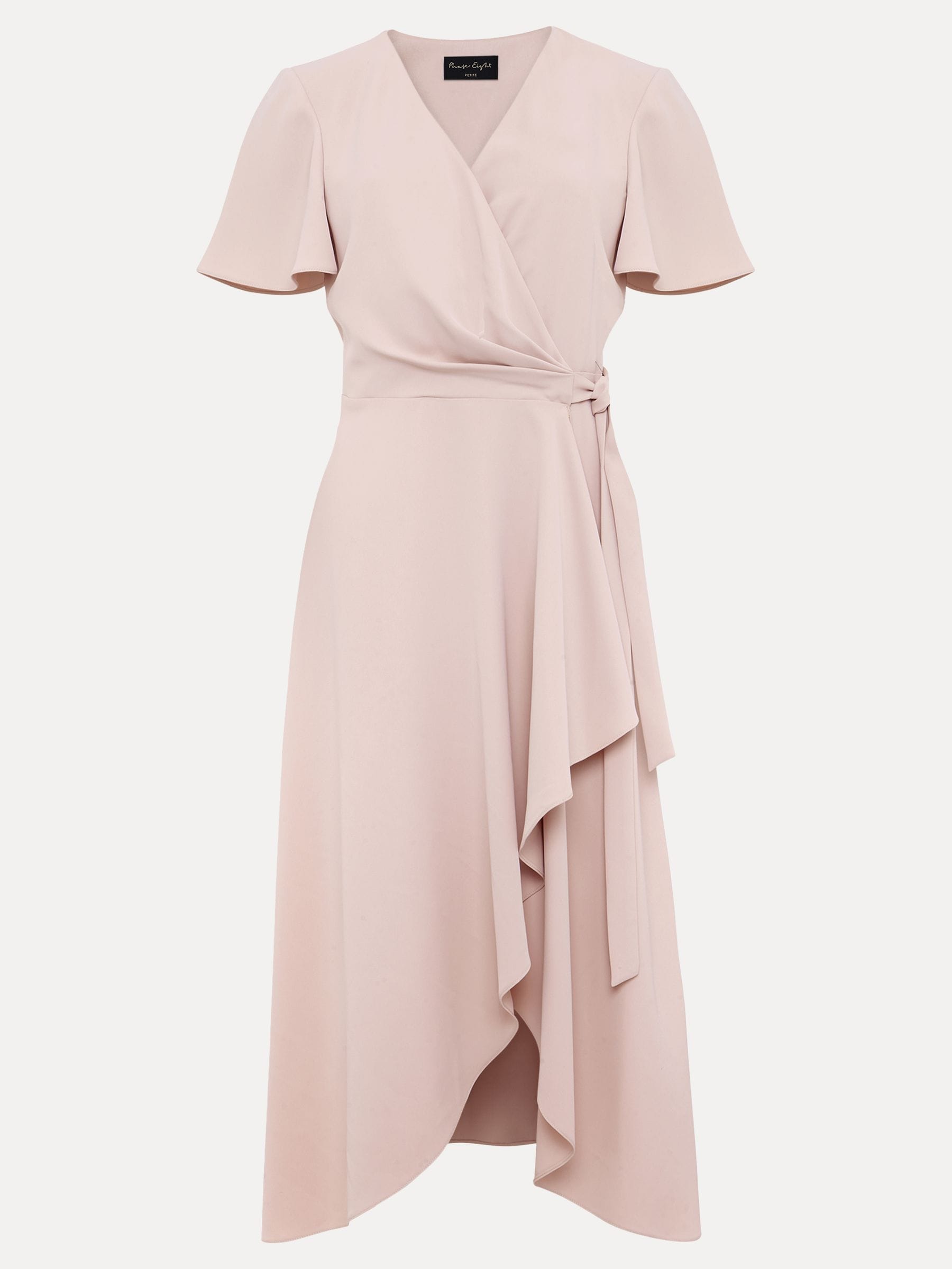 Buy Phase Eight Pink Petite Petite Julissa Frill Wrap Dress