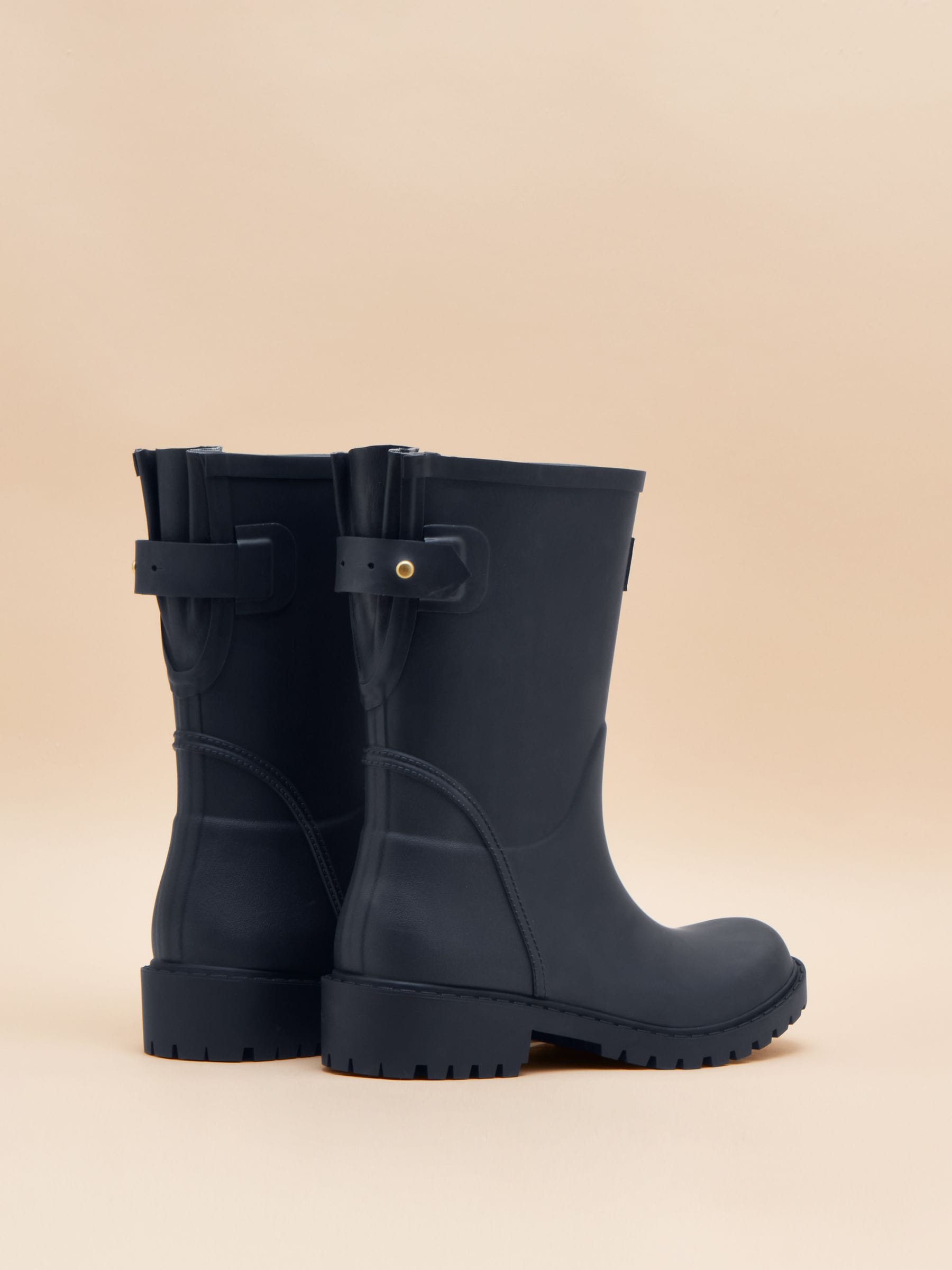 Buy Joules Wistow Navy Blue Adjustable Mid Calf Wellies from Next USA