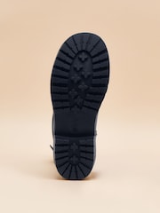 Joules Wistow Navy Blue Adjustable Mid Calf Wellies - Image 4 of 6