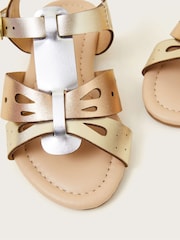 Monsoon Gold Baby Butterfly Sandals - Image 3 of 3