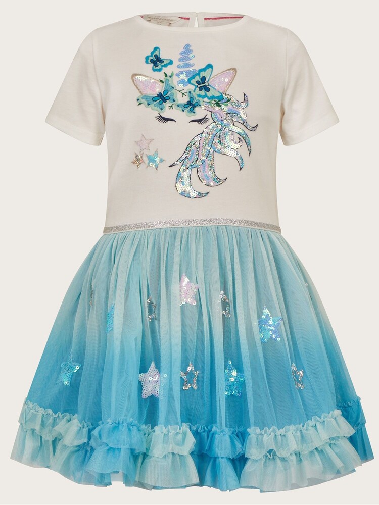 Monsoon Unicorn Disco Dress - Image 1 of 3