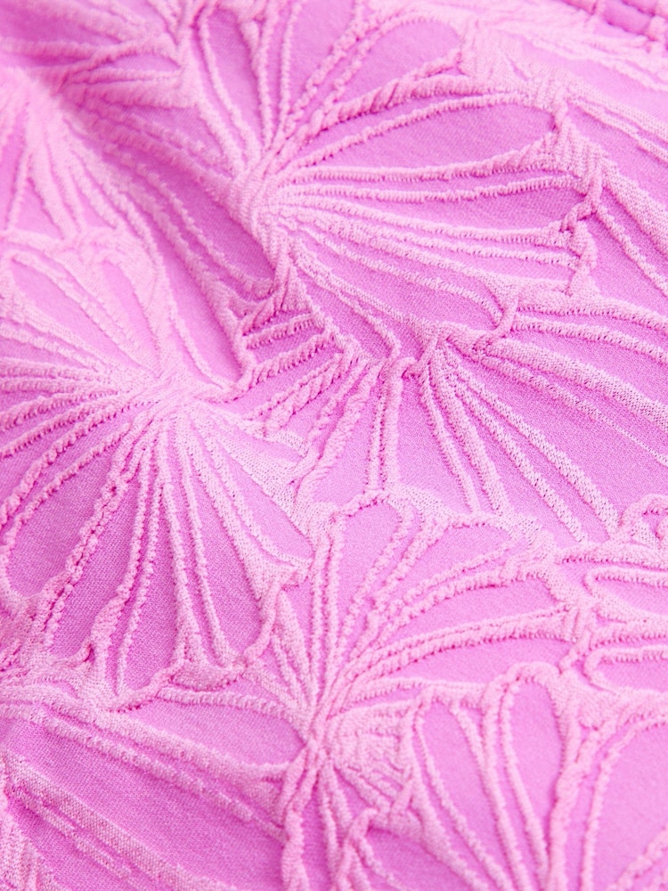 Abercrombie & Fitch Floral Print Frill Sleeve Bikini - Image 3 of 3