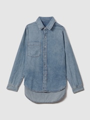 Camisa vaquera holgada Poppie de Reiss - Imagen 2 de 5