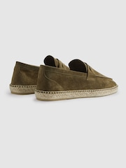 Reiss Olive Cannes Suede Espadrilles - Image 4 of 5
