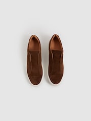 Harrys London Suede Slip On Trainers - Image 3 of 5