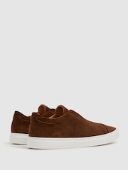 Harrys London Suede Slip On Trainers - Image 4 of 5