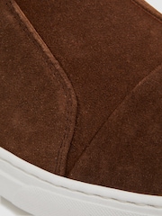 Harrys London Suede Slip On Trainers - Image 5 of 5