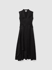 Асимметричное платье миди на бретелях Reiss Raya - Изображение 2 из 6