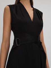 Асимметричное платье миди на бретелях Reiss Raya - Изображение 4 из 6