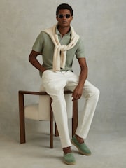Reiss Mint Esper Suede Espadrilles - Image 2 of 5