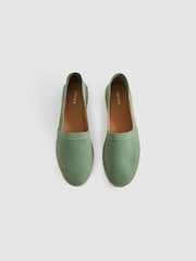 Reiss Mint Esper Suede Espadrilles - Image 3 of 5