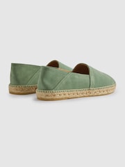 Reiss Mint Esper Suede Espadrilles - Image 4 of 5