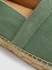 Reiss Mint Esper Suede Espadrilles - Image 5 of 5