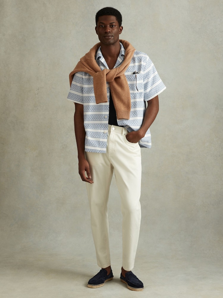 Reiss Navy Cannes Suede Espadrilles - Image 2 of 5