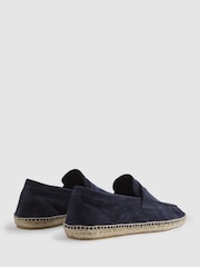 Reiss Navy Cannes Suede Espadrilles - Image 4 of 5