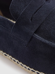 Reiss Navy Cannes Suede Espadrilles - Image 5 of 5