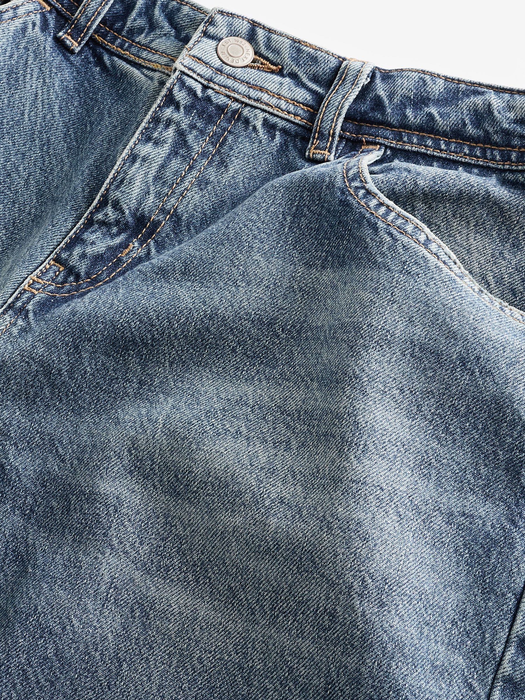 Buy Dark Blue Baggy Wide Leg Jeans from Next Luxembourg Buy Dark Blue Baggy Wide Leg Jeans from Next Luxembourg