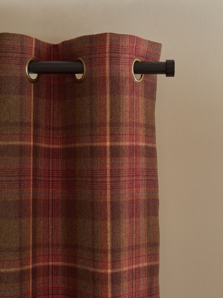 Cortinas xadrez escovadas - Imagem 1 de 5