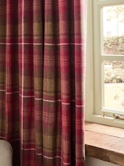Highland Check Lined Pencil Pleat Curtains - Imagen 3 de 4