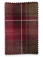 Highland Check Lined Pencil Pleat Curtains - Imagen 4 de 4