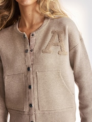 Nevtralno - Knitted Bomber jakna; suknjič pletena jopa - Slika 6 iz 8