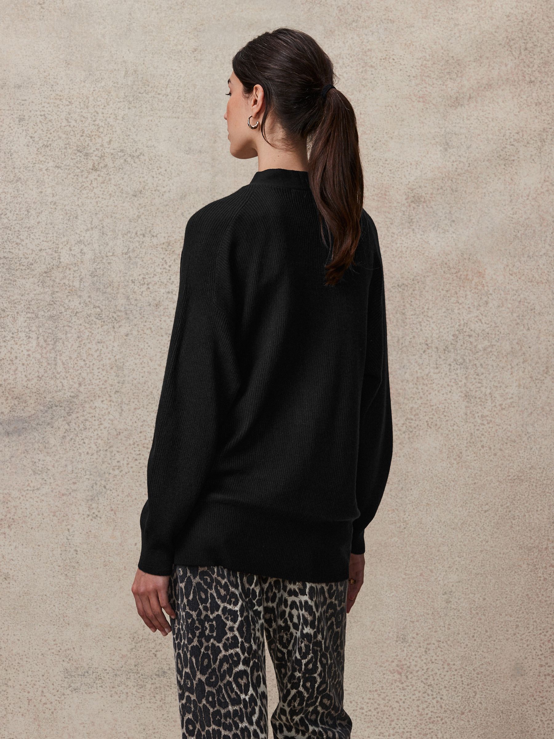 Buy Black Soft Touch Cosy Knit Longline Cardigan from Next USA