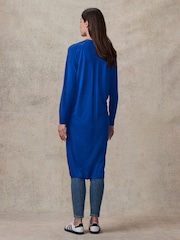 Bright Blue Longline Cardigan - Image 3 of 7