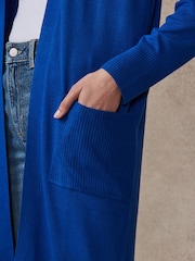 Bright Blue Longline Cardigan - Image 4 of 7